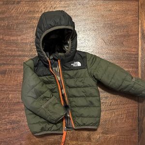 North face reversible camo jacket